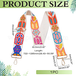 1 шт. хлопковые ремни с цветочным принтом для сумок-ведр FIND-ME0002-57