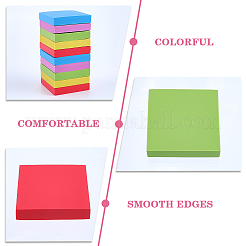 10шт. резиновые штампы 5-х цветов AJEW-CP0008-30