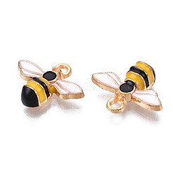 Подвески из эмалевого сплава с покрытием из легкого золота&nbsp;ENAM-R136-49