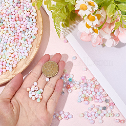 12 цвет непрозрачных акриловых бусин&nbsp;OACR-SC0001-92