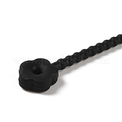 Силиконовые кабельные стяжки в форме цветка&nbsp;AJEW-C034-01E