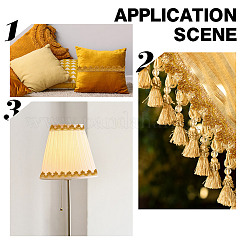 Металлизированная кружевная отделка OCOR-WH0086-92