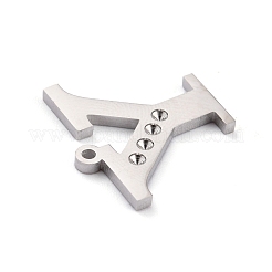 Подвеска из нержавеющей стали 304 со стразами&nbsp;STAS-F267-09Y-P