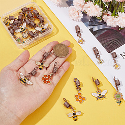 Сплав эмали плетение подвески для волос украшения зажимы OHAR-AB00012