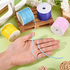 40м шнур из искусственной кожи 4 цветов&nbsp;AJEW-TA0002-29C