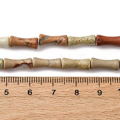 Натуральные бусины из аква терра яшмы G-L624-G03-12x5mm