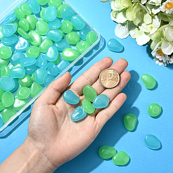 100 шт. светящиеся смоляные бусины для украшения витрины&nbsp;RESI-SP0001-47E