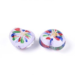 Прозрачные акриловые бусины ручной работы&nbsp;RESI-T057-85B