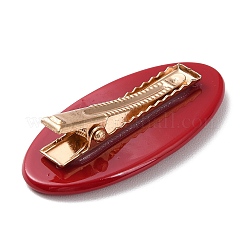 Овальные заколки крокодил из смолы со словом «любовь»&nbsp;LS-PHAR-D015-01D