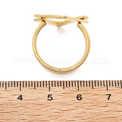 Кольца для пальцев из нержавеющей стали 304 в форме ромба&nbsp;RJEW-Q012-16G