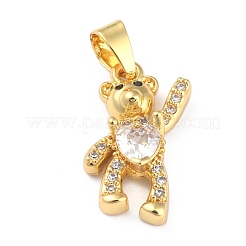 Латунные подвески с фианитами ZIRC-J025-81G