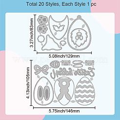 Трафареты для резки штампов из углеродистой стали DIY-WH0309-1627