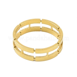 Кольцо в форме цепочки из нержавеющей стали 304 RJEW-C084-01A-G