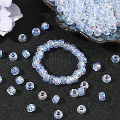 500шт акриловые бусины с УФ-покрытием&nbsp;OACR-SP0001-85B