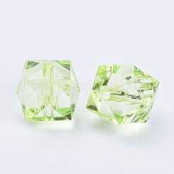 Прозрачные акриловые бусины TACR-Q259-8mm-V32