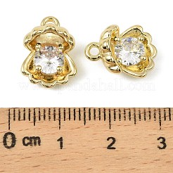 Латунные микро проложить кубического циркония подвески KK-C107-17G