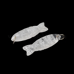 Резные подвески из натуральных кристаллов кварца&nbsp;G-G314-01G-09