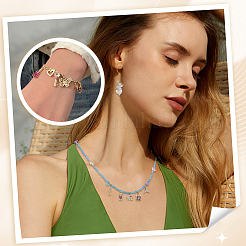 16 шт. 16 стиля латунные подвески с микропаве и кубическим цирконием KK-PH0013-35