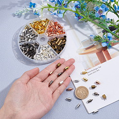 280 шт. латунные наконечники для шнура&nbsp;KK-AR0002-22