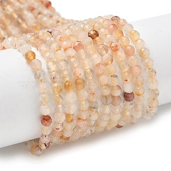 Природный цитрин бисер нитей G-H002-A01-01