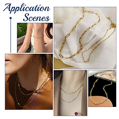 Цепи из хирургической нержавеющей стали 316L DIY-UN0006-35A