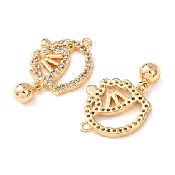 Латунные микро проложить кубического циркония подвески&nbsp;KK-A284-04G