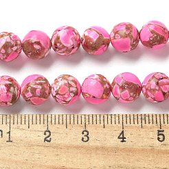 Окрашенные синтетические нити из имперской яшмы&nbsp;G-C168-02G