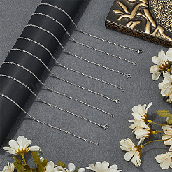 10 шт. цепочки-коробки из нержавеющей стали 304&nbsp;NJEW-SC0001-34P-01