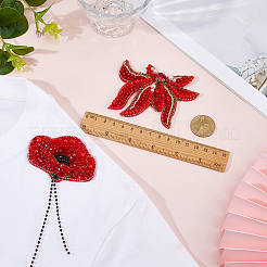 2 шт. 2 стиля тканевых швейных украшений&nbsp;DIY-FH0010-18