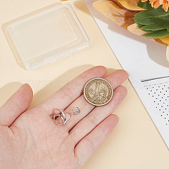 1 шт. 925 подвески из стерлингового серебра с родиевым покрытием STER-BC0002-42P