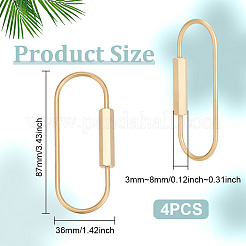 4 шт. латунные винтовые застежки&nbsp;FIND-UN0007-77