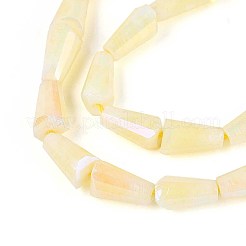 Антикоррозийные гальванические стеклянные бусины&nbsp;GLAA-T025-27C