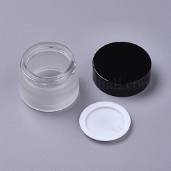 Косметическая банка с матовым стеклом&nbsp;AJEW-WH0104-52A