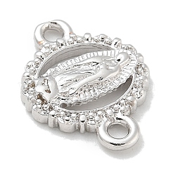 Покрытие стойки латунные плоские круглые подвески-соединители&nbsp;KK-L224-095P-04