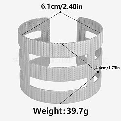 Элегантные браслеты-манжеты из нержавеющей стали 304 для женщин&nbsp;RI2823-1