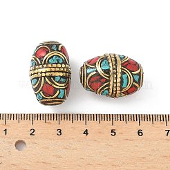 Индонезийские бусины ручной работы KK-H075-01AG-02