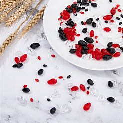 210шт 9 стиля стеклянные бусины GLAA-HY0001-17