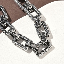 Браслеты-цепочки из нержавеющей стали 304 для мужчин и женщин&nbsp;BJEW-D385-05AS