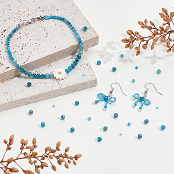 150шт 3 стиля бусины из натурального апатита G-GA0001-85