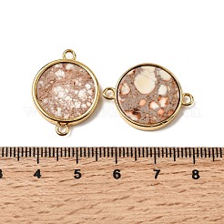 Подвески-коннекторы из натуральной императорской яшмы&nbsp;G-A294-03A-G