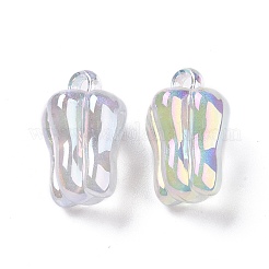 Светящиеся прозрачные акриловые подвески с УФ-покрытием OACR-C001-07