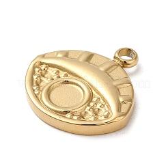 Оправы для подвесок из нержавеющей стали 304 в виде кабошонов STAS-K263-42G