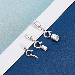 4 комплект из 4 застежек-колец из стерлингового серебра 925 размера STER-BBC0001-44