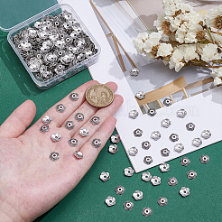 500 шт. колпачки для бусин в виде цветка из сплава в тибетском стиле&nbsp;TIBE-UN0001-15