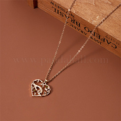 Мама дочь рука об руку семейное сердце сплав кулон ожерелья&nbsp;FS-WG2DA38-04