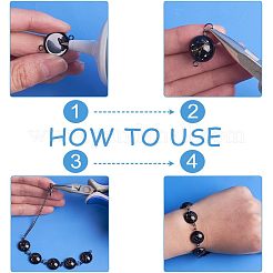 Набор для изготовления плоского круглого купольного соединителя своими руками DIY-UN0003-77C-B