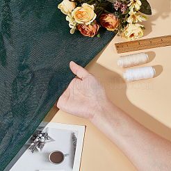 Сетчатые ткани из полиэстера&nbsp;DIY-WH0581-91C