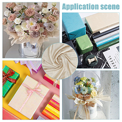 Лазерная полиэфирная бронзовая ткань DIY-WH0491-24