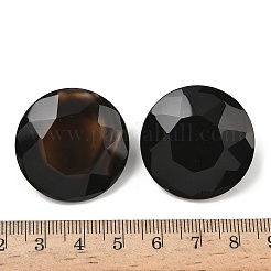 Натуральный черный оникс (окрашенный и нагретый) кабошоны&nbsp;G-D350-01A