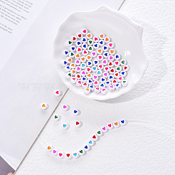 Белые непрозрачные акриловые бусины&nbsp;SACR-YW0001-15